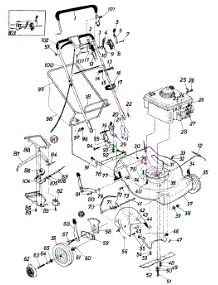 Mower Assembly 365 parts for White Outdoor Lawn Mower 127-365-190 / 1987 from AppliancePartsPros.com