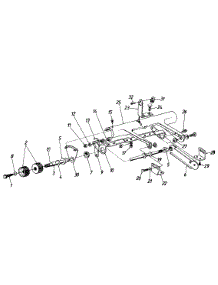 Rear Pinion Assembly parts for White Outdoor Lawn Mower 128-222R190 / 1988 from AppliancePartsPros.com