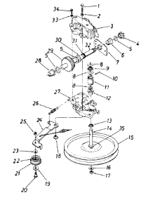 Transmission Assembly parts for White Outdoor Lawn Mower 128-476R190 / 1988 from AppliancePartsPros.com