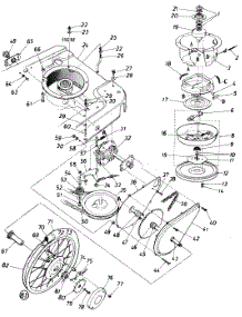 Drive Assembly parts for White Outdoor Lawn Mower 126-560-190 / 1986 from AppliancePartsPros.com
