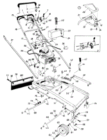 Frame Assembly parts for White Outdoor Lawn Mower 127-560-190 / 1987 from AppliancePartsPros.com