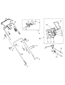 Handle Ass'y parts for White Outdoor Lawn Mower 12A-959D190 / 1997 from AppliancePartsPros.com