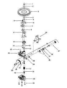 Pulley, Upper & Lower Housing Ass'y parts for White Outdoor Lawn Mower 12A-959D190 / 1997 from AppliancePartsPros.com