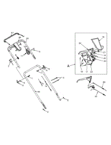 Handle parts for White Outdoor Power Mower 12A-959I190 / 1999 from AppliancePartsPros.com