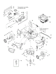 General Assembly parts for White Outdoor Self-Propelled Mower 12C-959I190 / 2001 from AppliancePartsPros.com