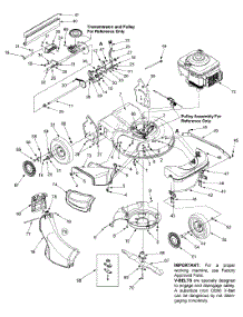 General Assembly parts for White Outdoor Self-Propelled Mower 12A-979U190 / 2001 from AppliancePartsPros.com
