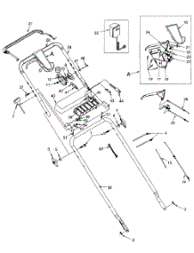 Controls And Handle Ass'y parts for White Outdoor Lawn Mower 12AE969D190 / 1997 from AppliancePartsPros.com