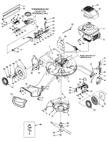 Deck, Chute And Wheel Ass'y parts for White Outdoor Lawn Mower 12AE969D190 / 1997 from AppliancePartsPros.com
