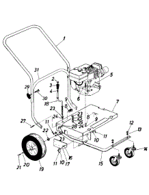 Frame Assembly parts for White Outdoor Chore Performer 240-692-190 / 1990 from AppliancePartsPros.com