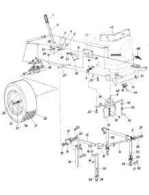 Frame Assembly parts for White Outdoor Lawn Tractor 138-756-190 / 1988 from AppliancePartsPros.com