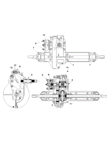 Differential Assembly parts for White Outdoor Lawn Tractor 13A-328-190 / 2000 from AppliancePartsPros.com