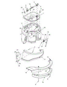 Grass Bag Assembly parts for White Outdoor Lawn Tractor 13A-328-190 / 2000 from AppliancePartsPros.com