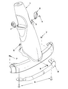 Steering Column & Bumper parts for White Outdoor Lawn Tractor 13A-328-190 / 2000 from AppliancePartsPros.com
