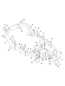 Frame Assembly parts for White Outdoor Lawn Rider 13A-328-190 / 2001 from AppliancePartsPros.com
