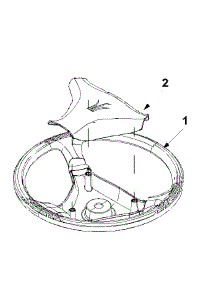 Steering Wheel parts for White Outdoor Lawn Rider 13A-328-190 / 2001 from AppliancePartsPros.com