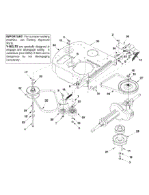 Drive Assembly parts for White Outdoor Lawn Rider 13A-328-190 / 2002 from AppliancePartsPros.com
