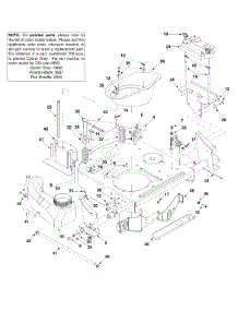Fuel Tank & General Assembly parts for White Outdoor Lawn Rider 13A-328-190 / 2002 from AppliancePartsPros.com