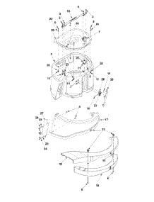 Grass Bag Assembly parts for White Outdoor Lawn Rider 13A-328-190 / 2002 from AppliancePartsPros.com