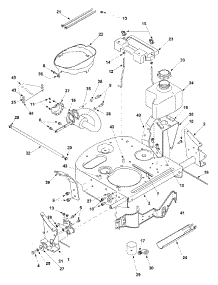 Fuel Tank & General Assembly parts for White Outdoor Lawn Rider 13A-344-190 / 2003 from AppliancePartsPros.com