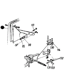 Shift Lever Assemblies parts for White Outdoor Lawn Tractor 137-336-190 / 1987 from AppliancePartsPros.com