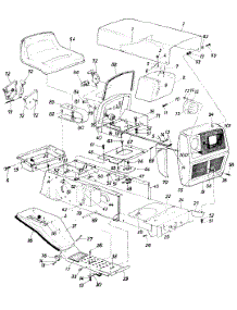 Chassis Assembly parts for White Outdoor Lawn Tractor 135-688-190 / 1985 from AppliancePartsPros.com