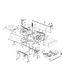 Deck Lift Assembly parts for White Outdoor Lawn Tractor 130-656F190 / 1990 from AppliancePartsPros.com