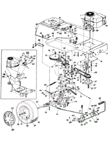 Drive Mounting Assembly parts for White Outdoor Lawn Tractor 130-656F190 / 1990 from AppliancePartsPros.com