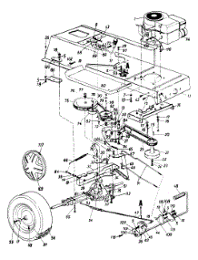 Drive System & Lower Frame parts for White Outdoor Lawn Tractor 132-666F190 / 1992 from AppliancePartsPros.com