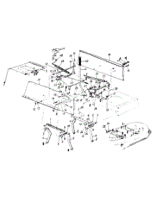 Upper Frame & Lift Linkage parts for White Outdoor Lawn Tractor 132-666F190 / 1992 from AppliancePartsPros.com