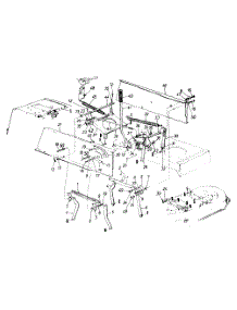 Upper Frame Assembly Lt-12 parts for White Outdoor Lawn Tractor 133K676F190 / 1993 from AppliancePartsPros.com