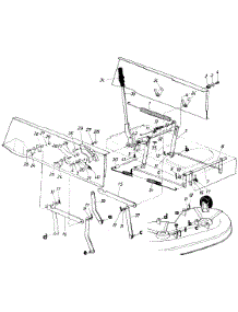 Lift Assembly parts for White Outdoor Lawn Tractor 137-656-190 / 1987 from AppliancePartsPros.com