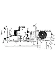 Electrical System parts for White Outdoor Lawn Tractor 138-656-190 / 1988 from AppliancePartsPros.com