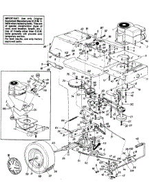 Drive Mounting Assembly parts for White Outdoor Lawn Tractor 138-656-190 / 1989 from AppliancePartsPros.com