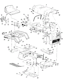 Body Assembly parts for White Outdoor Lawn Tractor 137-666-190 / 1987 from AppliancePartsPros.com
