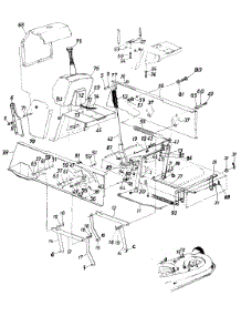 Deck Lift Assembly parts for White Outdoor Lawn Tractor 138-666-190 / 1988 from AppliancePartsPros.com