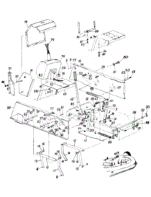 Deck Lift Assembly parts for White Outdoor Lawn Tractor 139-666-190 / 1989 from AppliancePartsPros.com