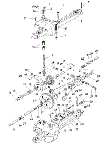 Single Speed Transaxle parts for White Outdoor Lawn Tractor 139-666-190 / 1989 from AppliancePartsPros.com