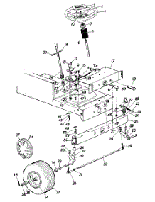 Steering Assembly parts for White Outdoor Lawn Tractor 130-706F190 / 1990 from AppliancePartsPros.com