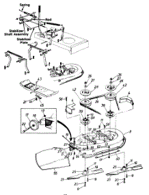 Deck Assembly parts for White Outdoor Lawn Tractor 131-706F190 / 1991 from AppliancePartsPros.com