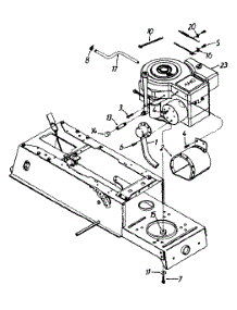 Exhaust Pipe & Heat Shield Assembly Lt-13 parts for White Outdoor Lawn Tractor 135A676F190 / 1995 from AppliancePartsPros.com