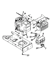 Muffler And Exhaust parts for White Outdoor Lawn Tractor 13A5673F190 / 1997 from AppliancePartsPros.com