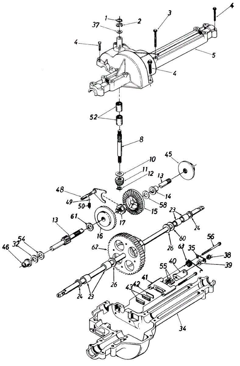 Parts for White Outdoor 13A5673F190 / 1997: Single Speed Transaxle
