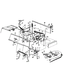 Upper Frame & Lift Shaft Ass'y parts for White Outdoor Lawn Tractor 13A5673F190 / 1997 from AppliancePartsPros.com