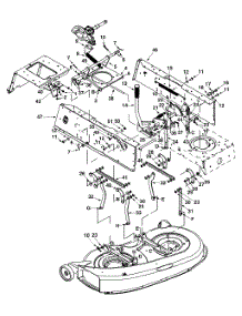 Deck Lift Assembly parts for White Outdoor Lawn Tractor 13AA662F190 / 2002 from AppliancePartsPros.com