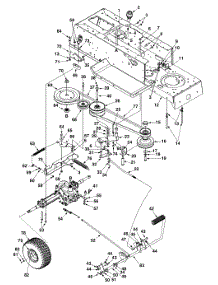 Drive And Rear Wheels parts for White Outdoor Lawn Tractor 13AA662F190 / 2002 from AppliancePartsPros.com
