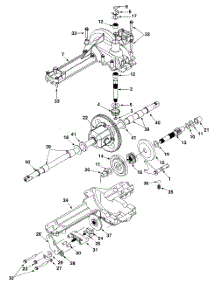 Transaxle parts for White Outdoor Lawn Tractor 13AA662F190 / 2002 from AppliancePartsPros.com