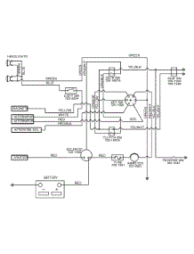 Schematic Lt-13 parts for White Outdoor Lawn Tractor 13AA672F190 / 1999 from AppliancePartsPros.com