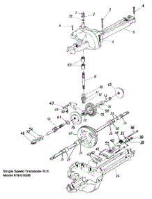 Differential Assembly parts for White Outdoor Lawn Tractor 13AA673F190 / 1998 from AppliancePartsPros.com