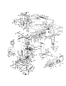 Lower Deck Assembly parts for White Outdoor Lawn Tractor 134A606F190 / 1994 from AppliancePartsPros.com