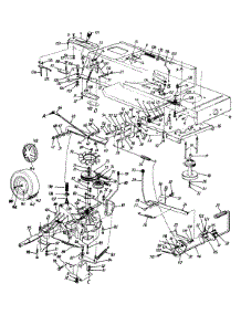 Transaxle, Lower Frame, Wheel Assembly & Controls parts for White Outdoor Lawn Tractor 135A606G190 / 1995 from AppliancePartsPros.com